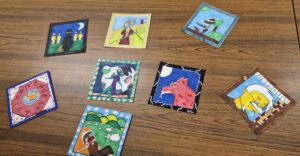 Intervention illustrations de jeu de société